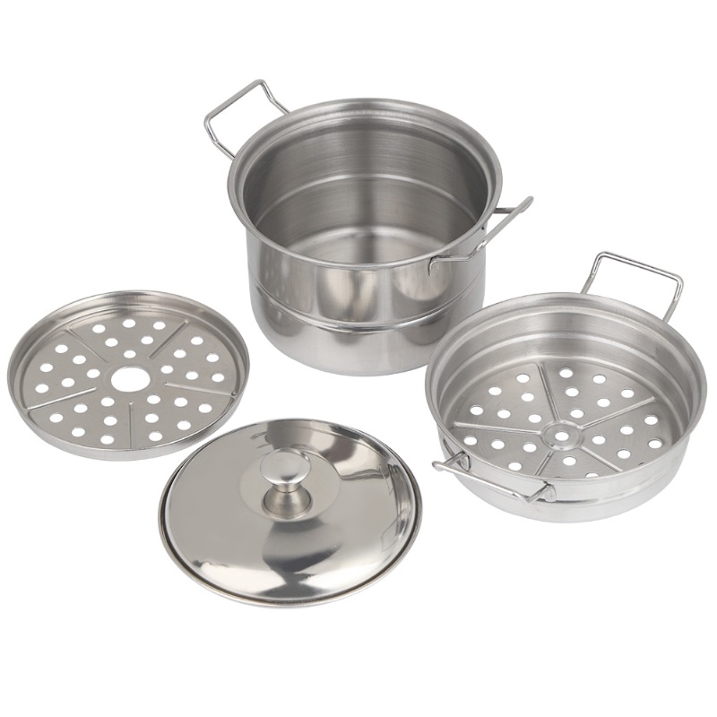 Kitchen Appliances Toys - ステンレス製ミニ蒸し器おもちゃ子供用プレイハウスキッチンおもちゃ料理遊び