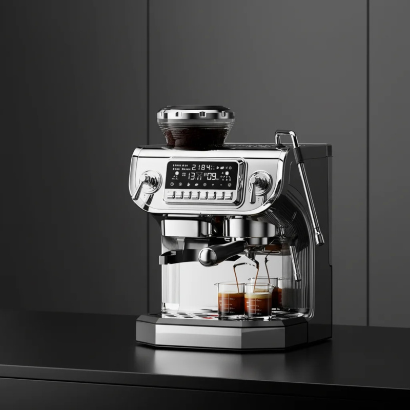 Milk Frother Automatic - ホテル客室用業務用ステンレス鋼自動15バールカプチーノエスプレッソコーヒーメーカーマシンミルクフォーマー2L容量