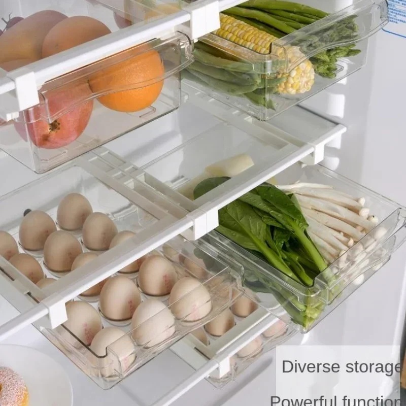 吊り下げ式引き出し冷蔵庫オーガナイザー、キッチン用プラスチッ - Kitchen Appliances Refrigerators のレビューと価格