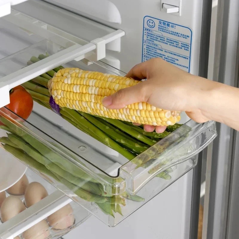 吊り下げ式引き出し冷蔵庫オーガナイザー、キッチン用プラスチッ - Kitchen Appliances Refrigerators のレビューと価格