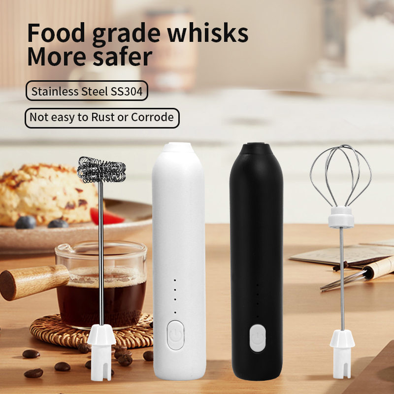 2 で 1 電気コーヒー泡立て器 + エッグビーターワイヤレ - Milk Frother Automatic のレビューと価格