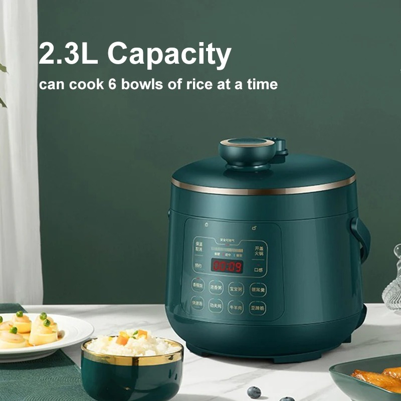 2.3L 電気圧力鍋 ミニ炊飯器 小型ステンレス製電気鍋 高 - Kitchen Appliances Quality のレビューと価格