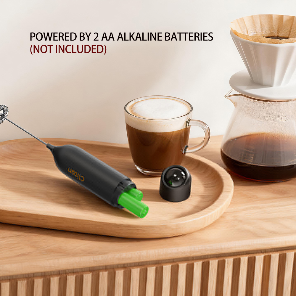 ハンドヘルドバッテリー式コーヒーフロッサー ミニ自動ミルクフ - Milk Frother Automatic のレビューと価格