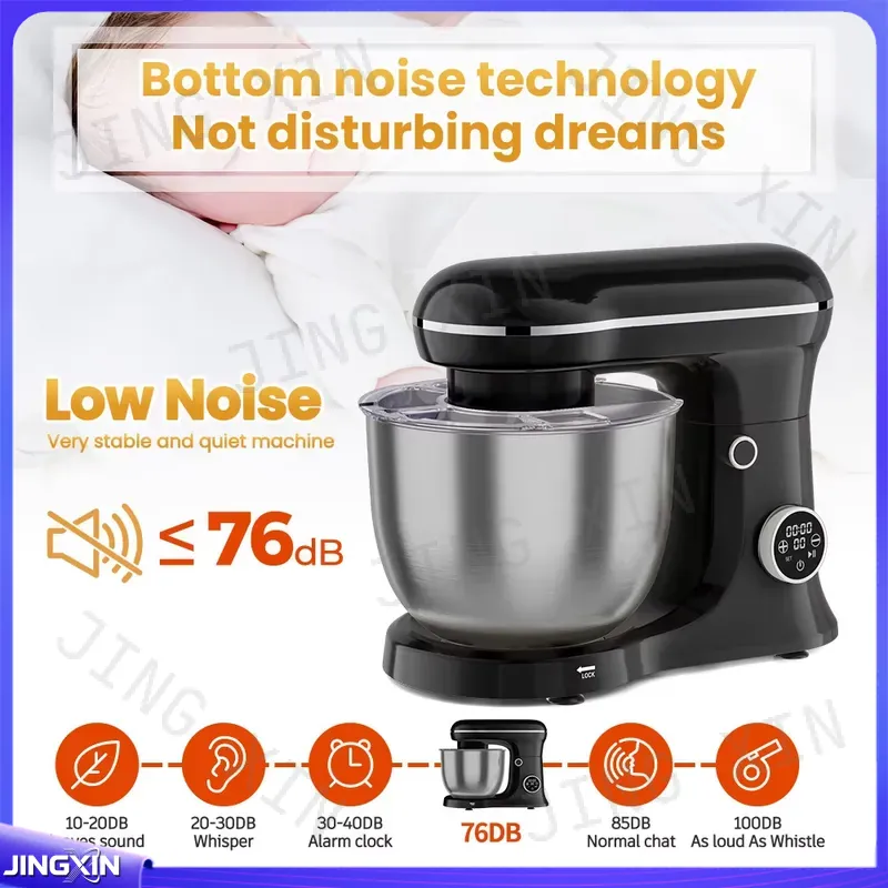 5Lスタンドミキサー 1500W 電動生地こね機 ステンレス - Hand Mixer Electric のレビューと価格