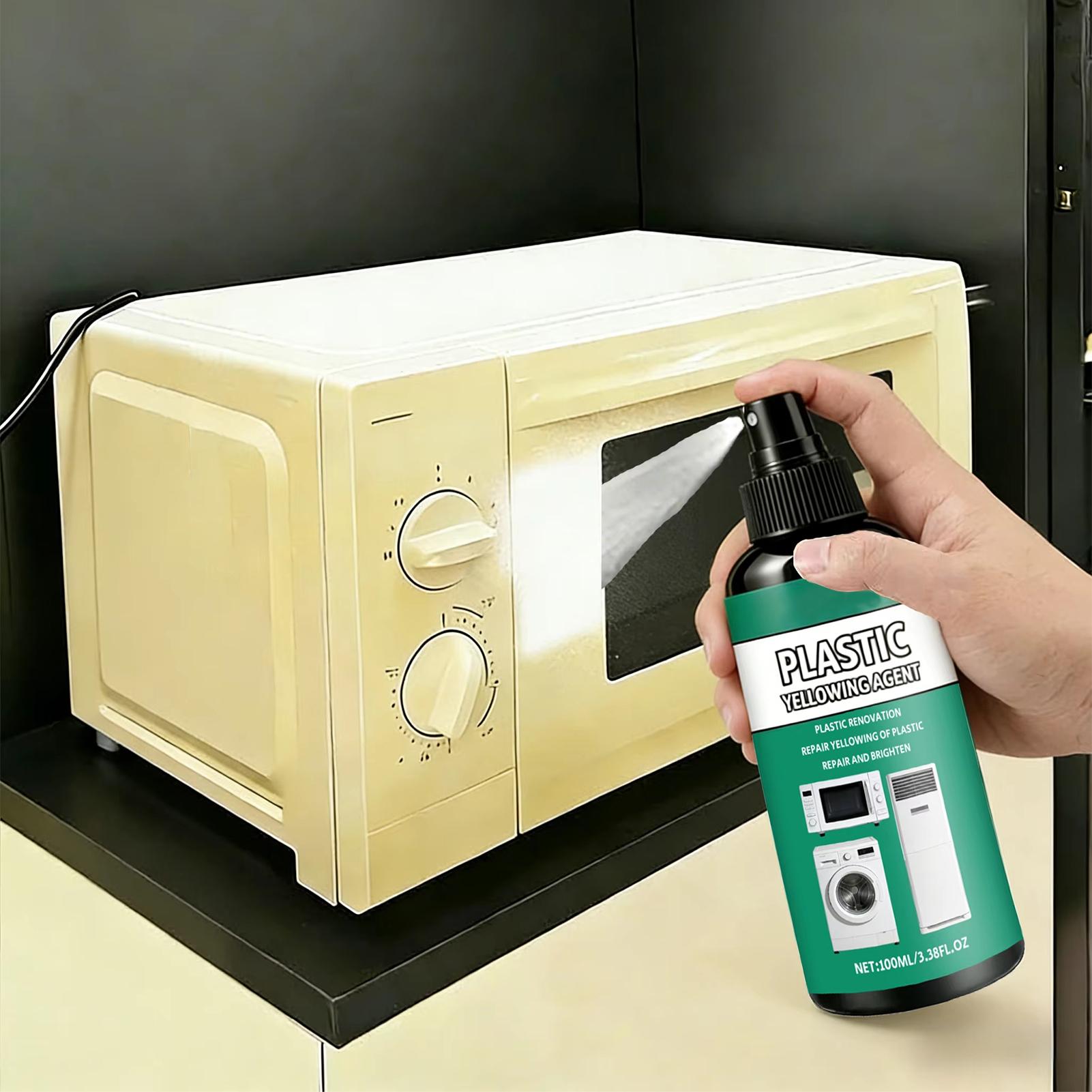 黄ばみ除去スプレー 100ML プラスチック光沢復元剤 スポ - Kitchen Appliances Yellow のレビューと価格