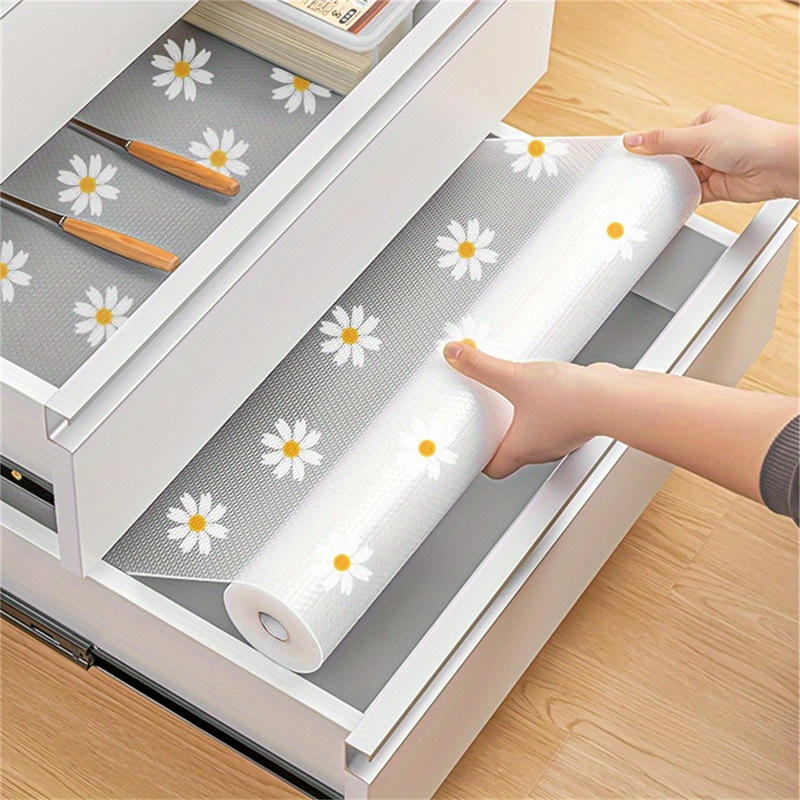 1 ロールデイジーシェルフライナーキッチンキャビネット用 E - Kitchen Appliances Refrigerators のレビューと価格